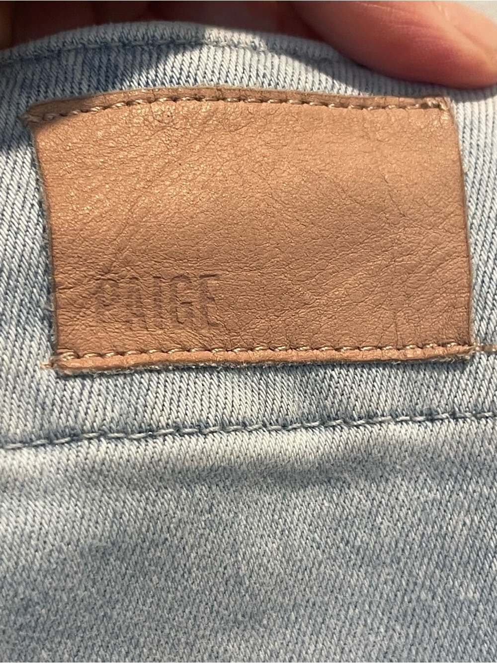 Paige Brooklyn High-Rise Wide Leg Light Blue Jeans for Women, Trouser Style, 31 - Picture 5 of 16